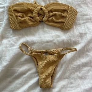 Montce gold bikini